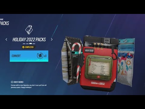Rainbow Six Siege | 2022 Holiday Pack Opening!!!