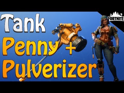 FORTNITE - Tank Penny + Pulverizer Perks And Gameplay Video