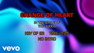 The Judds - Change Of Heart (Karaoke)