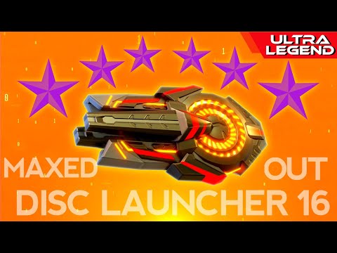 Disc Launcher 16 - Maxed Out | Legendary Weapon | Mech Arena