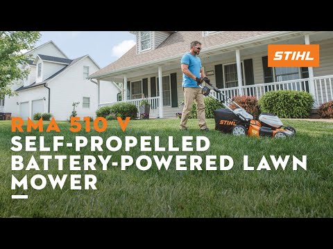 Stihl RMA 510 V 21 in. Self-Propelled w/ AP300 Battery & AL301 Charger in Ogallala, Nebraska - Video 2