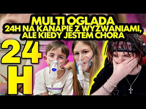 MULTI ogląda HEJKA TU LENKA 24H NA KANAPIE Z WYZWANIAMI!
