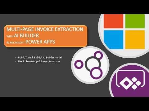 Multi Page Invoice extraction with Microsoft AI Buider & PowerApps ...