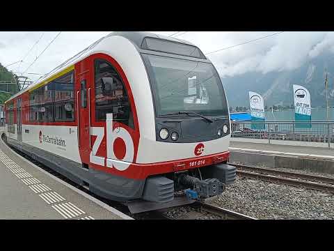 Brienz: Zentralbahn 161 014 + 150 101