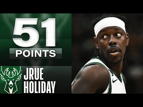 Jrue Holiday Drops CAREER-HIGH 51 Points In Bucks W! | March 29, 2023