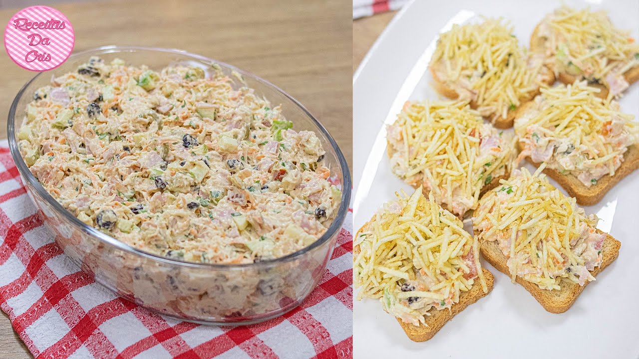 SALPICÃO DE FRANGO FÁCIL E RÁPIDO | ESPECIAL DE NATAL | RECEITAS DA CRIS