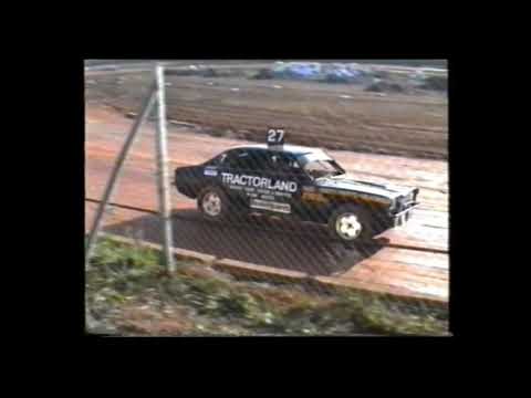 Modified Sedans 1992 Australian Title Last Heats, B&A-Mains (Carrick Speedway)  (Crowd Camera)
