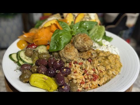 Olivia's prepares a fresh 'Greek Getaway Bowl' with chicken meatballs