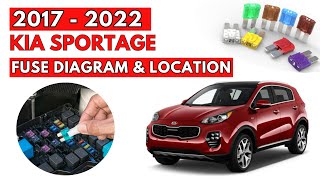 KIA Sportage (2017 to 2022) Fuse Box Diagrams & Location User Guide