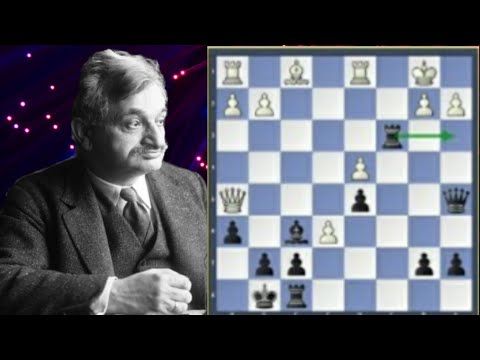 Emanuel Lasker's BEST Game 🏅 3 Rook Sacs | Most Instructive Chess Games