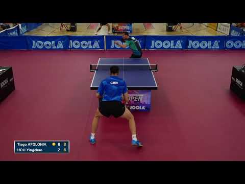 2018 JOOLA LA Open - Singles QF - Tiago Apolonia vs Hou Yingchao (Highlights)