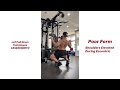 Lat Pull Down Good Form vs Poor Form | #AskKenneth