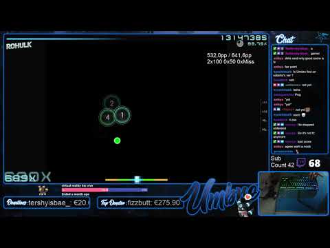 [Live] Umbre | VINXIS - Sidetracked Day (Short Ver.) [Distracted] +HDHR 99.83% {#1 646pp FC} - osu!