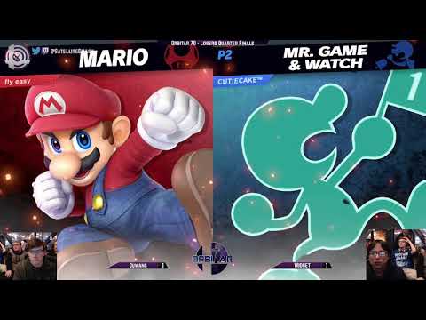Duwang (Mario) vs. Widget (Game & Watch) - Orbitar 70 - Losers Quarters