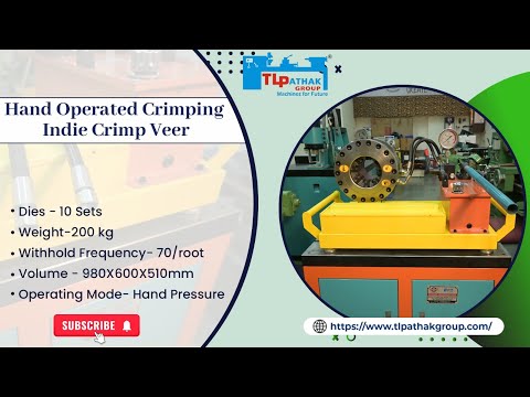  Hand Operated Crimping Indie Crimp Veer hydra hand #crimpingtool #handtools #manufacturer