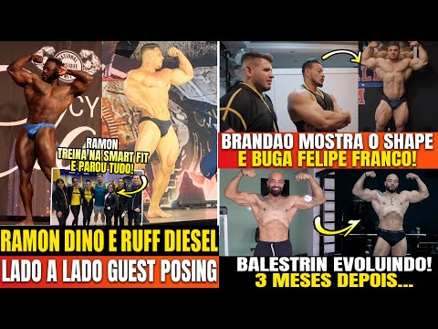 RAMON DINO VS RUFF LADO A LADO! RAMON PARA SMART FIT! BRANDAO BUGOU FE FRANCO! EVOLUCAO DE BALESTRIN