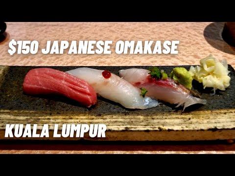 Omakase japonês de US$ 150 no Luxury Mall | Sou Omakase Dining, Kuala Lumpur, Malásia