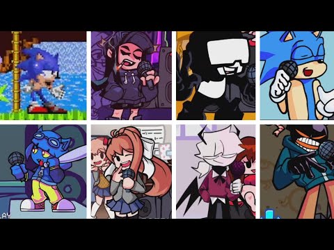 Friday Night Funkin' - For Hire But Every Turn A Different Character Sings It