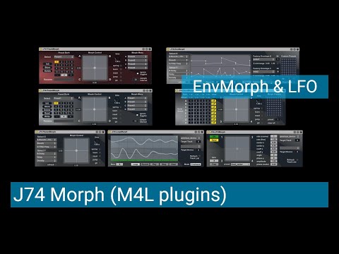 J74 Morph: How to use EnvMorph for groovy LFOs (Ableton Live / Max for Live plugin set "Morph")