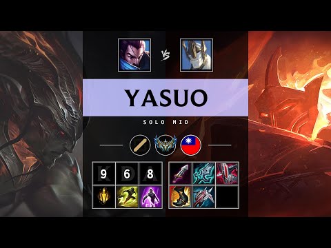 Yasuo Mid vs Galio - TW Challenger Patch 25.13