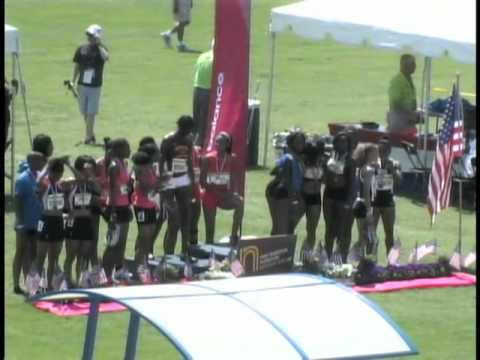 Girls 800m Sprint Medley Awards - New Balance Outdoor Nationals 2011