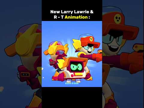 New Larry Lawrie & R - T Animation Is COMING To Brawl Stars ? 🤓👌🏻 #shorts #brawlstars #fyp