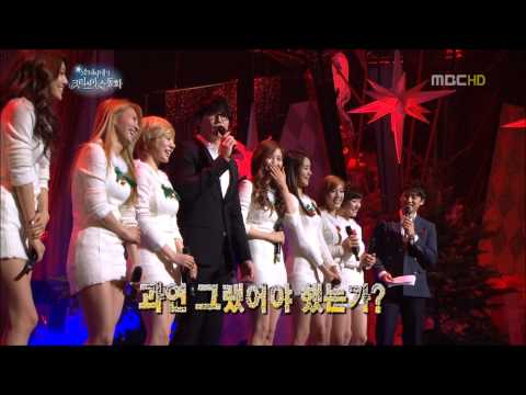 111224 少女時代的聖誕童話 SNSD & Sung Si-Kyung - Silver Bells & Ending Talk