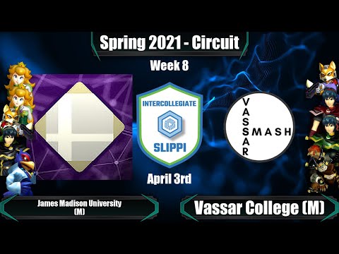 Spring 2021 Circuit - Week 8 - James Madison University (M) vs. Vassar College (M)