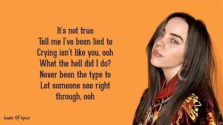 Billie Eilish - i love you (Lyrics) 😪