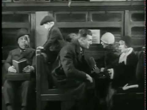 Alfred Hitchcock's cameo in Blackmail