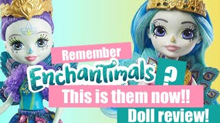 FINALLY- ENCHANTIMALS FASHION DOLLS!! Royal Enchantimals Queen Paradise doll review!