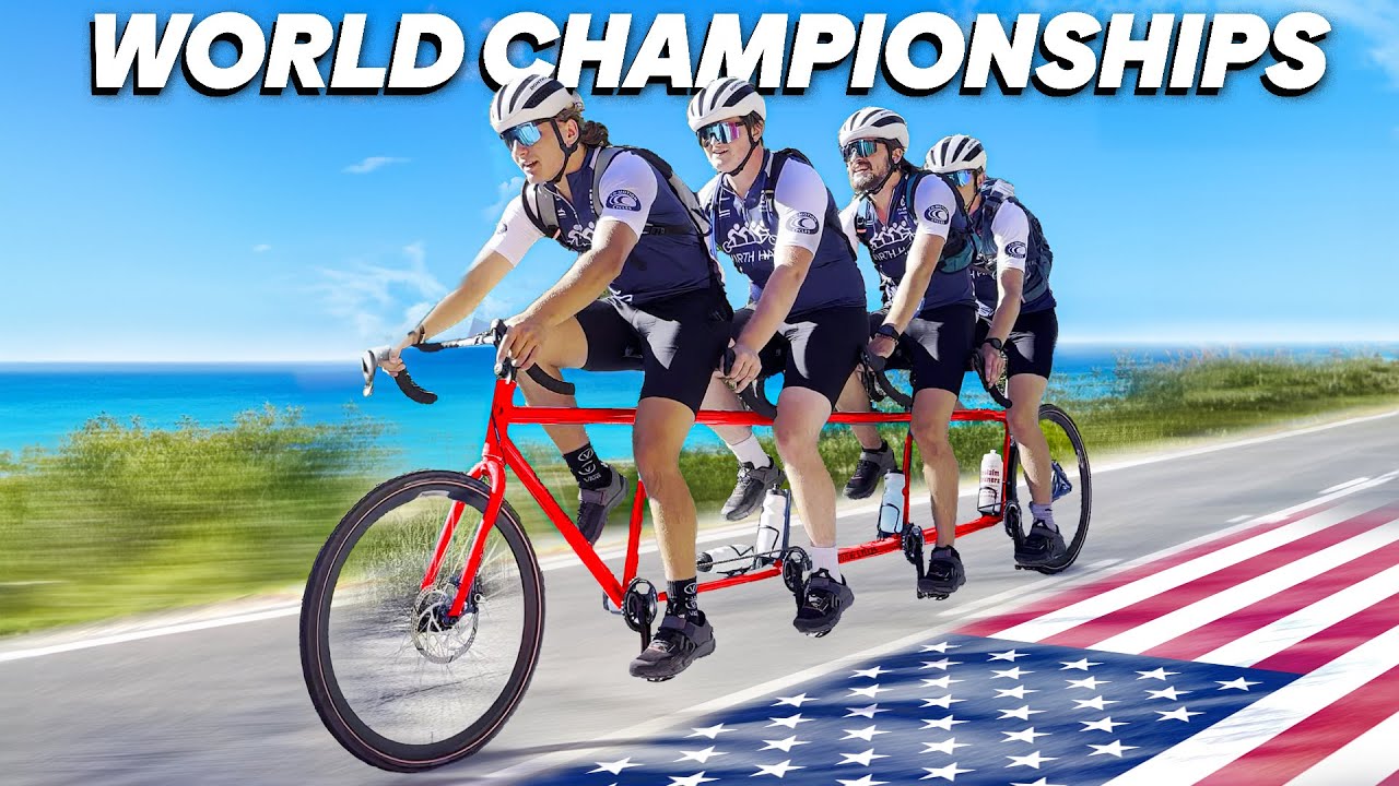 Team USA enters QUAD TANDEM Bike Race