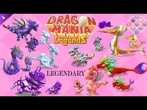 ⭐ 1 BEST BREEDING COMBO for each Basic LEGENDARY DRAGONS / ( dragon mania legends )