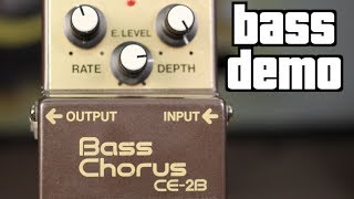 Video thumbnail for Boss CE-2B Bass Chorus Demo by The Bass Channel