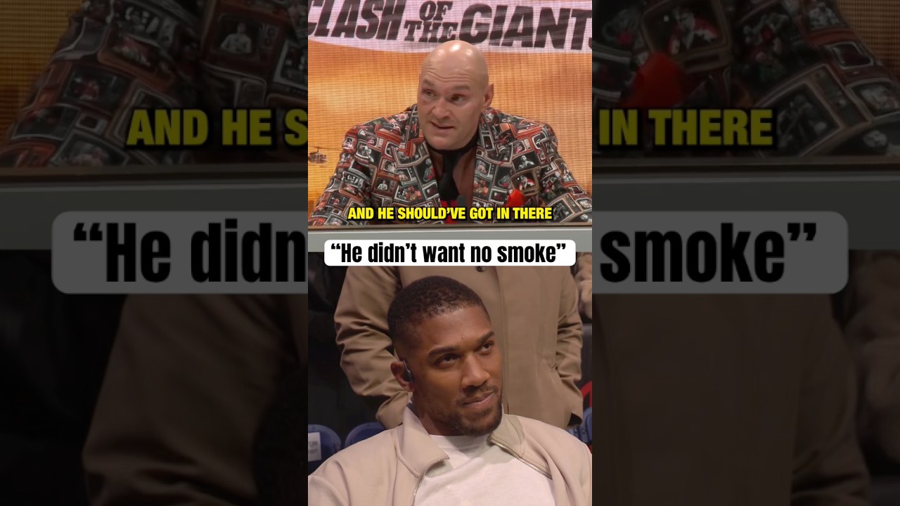 Fury on AJ not answering his challenge 👀 (Courtesy of Netflix and The Ring)