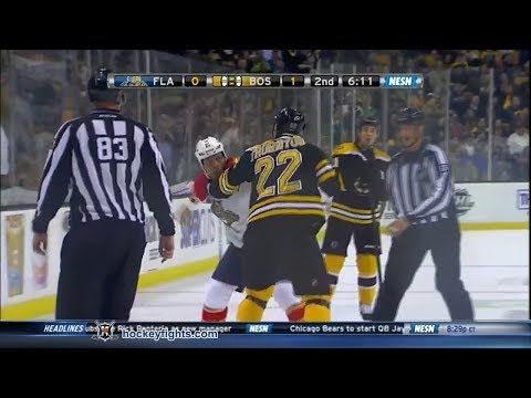 Krys Barch vs Shawn Thornton Nov 7, 2013