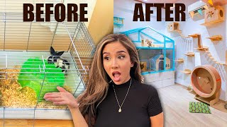 HOUSE RABBIT MAKEOVER | 3 CAGED BUNNIES | EPISODE 7 by Lennon The Bunny