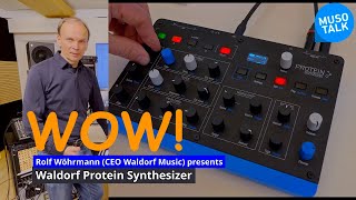 Video thumbnail for Waldorf Protein Synthesizer Microwave-1-DNA im kompakten Wavetable-Synth für kleines Budget by musotalk