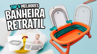 Qual Melhor BANHEIRA BEBÊ RETRÁTIL de 2024? As 5 Melhores Dobráveis ✅