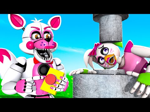 Crushing Animatronics With An Hydraulic Press in TEARDOWN