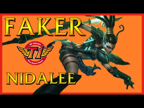 SKT T1 Faker - Nidalee Mid vs Zed - Korean Challenger Ranked League of Legends 2014