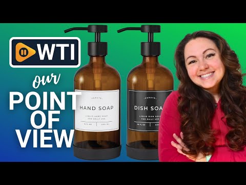 16oz Glass Soap Dispenser with Stainless Steel Pump - WTI product video review