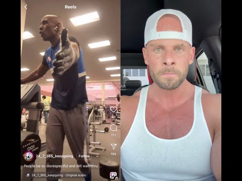 LA Fitness Gym Bully lays his hands on another man! 😤