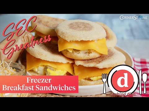The best sausage egg & cheese muffins you will ever eat! They're homemade! | Dashing Dish