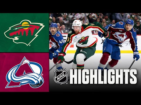 Avalanche vs. Wild | NHL Highlights | December 21, 2025