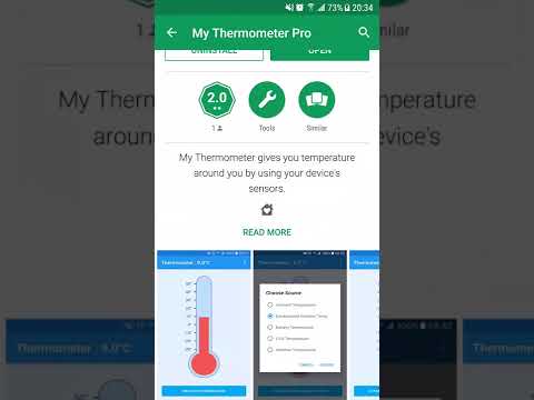 Measure the Ambient Temperature with your Android device