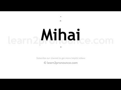 How to pronounce Mihai | English pronunciation