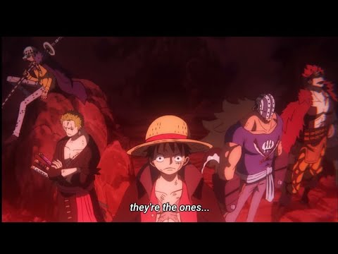 Worst Generation Epic entrance on Rooftop of Onigashima! (Wano Arc)