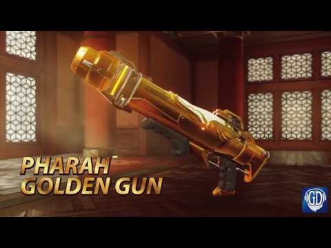 Overwatch - Pharah's way to gold weapon (Lone Digger - Caravan Palace)