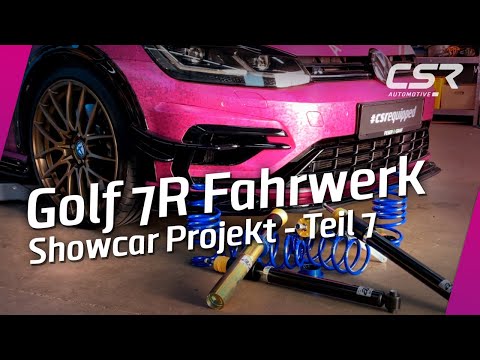 Showcar Projekt Teil 7: Einbau Gewindefahrwerk am Golf 7RㅣCSR-Automotive